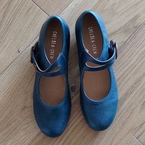 Chelsea Crew Sapphire Blue Low Heels - Size 39